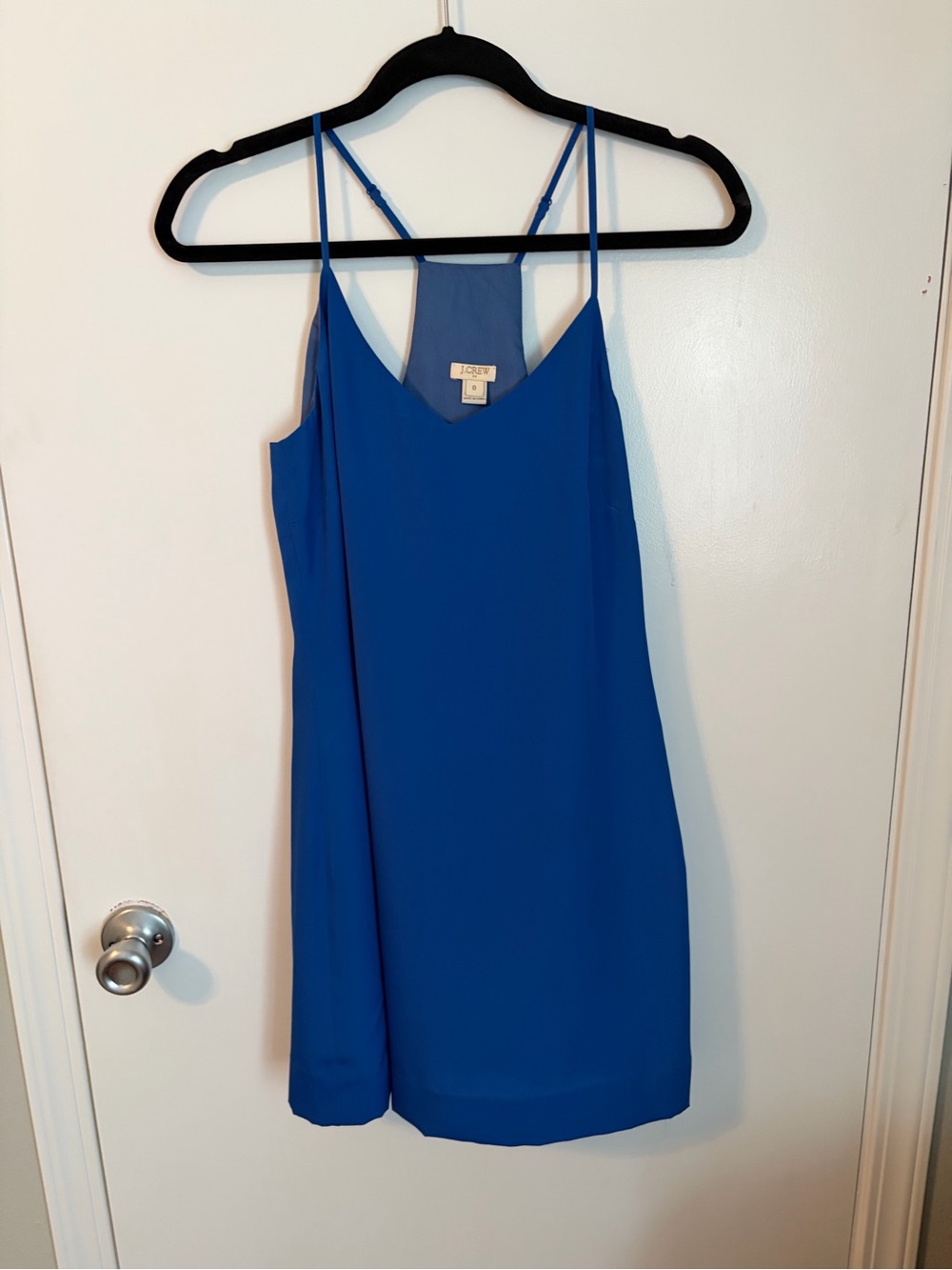 J. Crew Cobalt Blue Spaghetti Strap Slip Dress Top